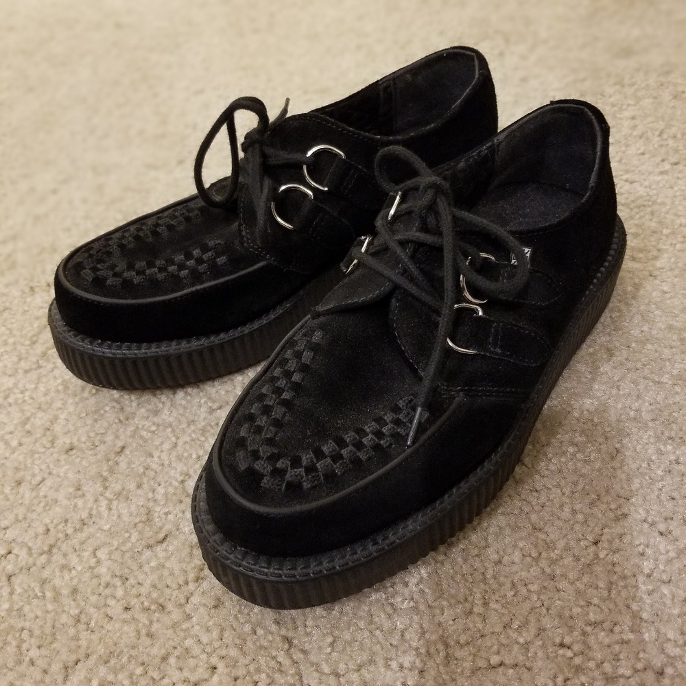 T.U.K. Viva Mondo Suede Creepers Mens 7 Womens 9